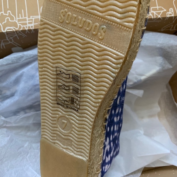 Soludos Blue & White Espadrilles - Picture 6 of 7